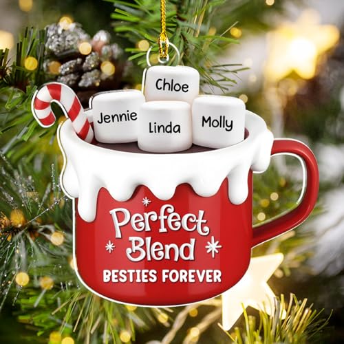 A Blend of Christmas Cheer Personalized Acrylic Ornament