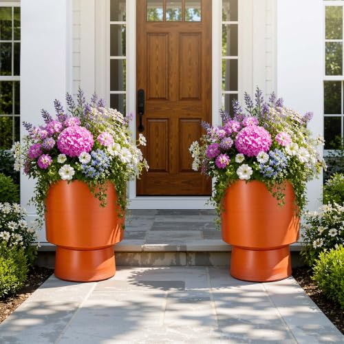 16.8" Planters for Outdoor Plants (2 Count)