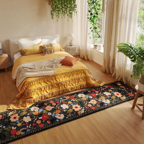 Long Hallway Runner Rug 2'7"x14' Washable (36.4 Sq Ft)