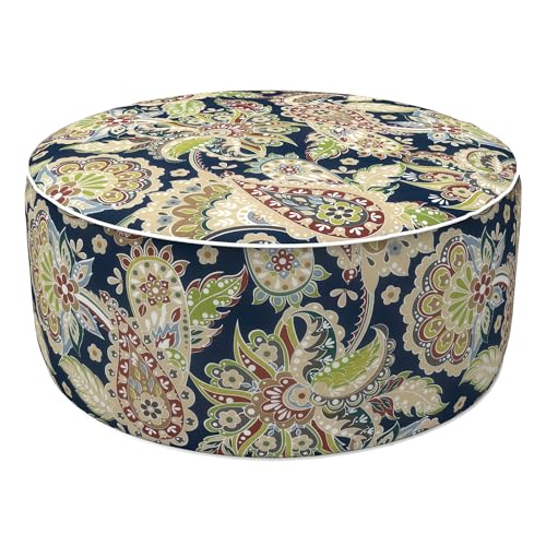 Inflatable Stool Ottoman Footrest with Handle