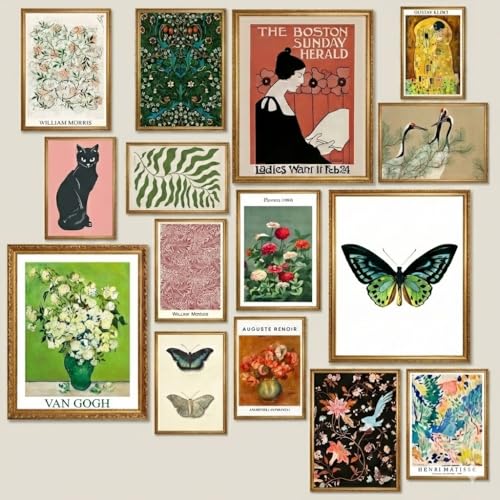15 Pcs Eclectic Wall Decor (15 Count)