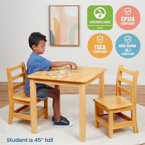 Three Rung Ladderback Chair with Storage (2 Count)