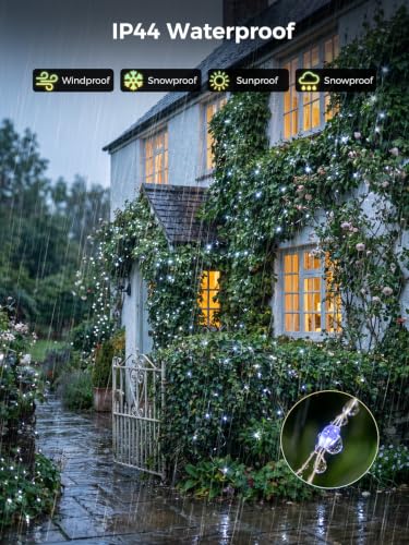 100FT 300LEDs Fairy Lights Solar Powered