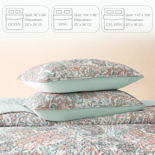 Reversible Boho California King Quilt