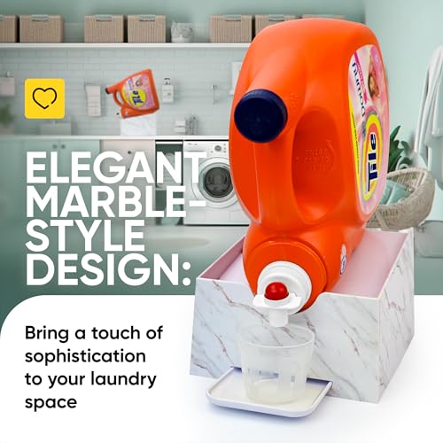 Liquid Laundry Detergent Dispenser Holder with Drip Tray
