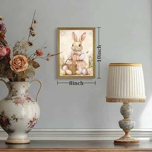 Framed Easter Bunny Wall Art