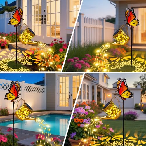 Solar Garden Lights Outdoor Decor (2 Count)