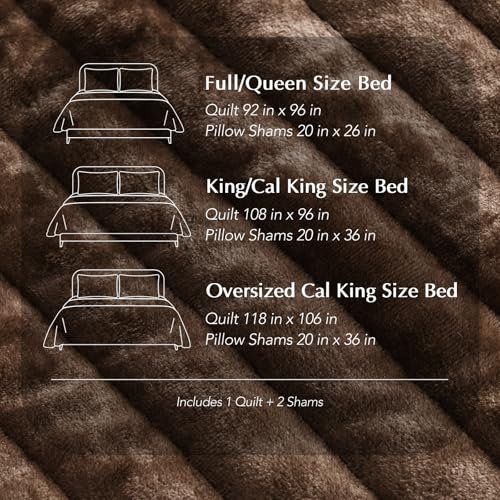 Oversized Velvet Quilt Set