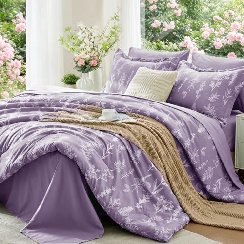 Grayish Purple Full Comforter Set