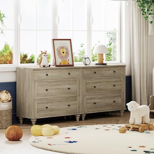 Kids Dresser for Bedroom with 6 Drawers