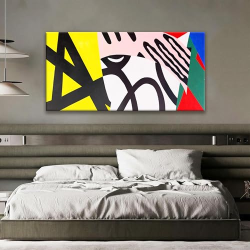 Canvas Art Wall Decor Colorful Abstract Wall Art For Living Room 24x48