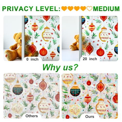 Rainbow Stained Glass Window Privacy Film