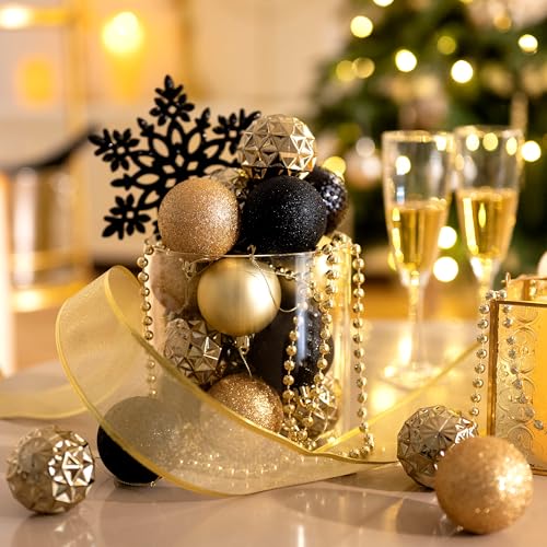 50ct Christmas Tree Decorations Ball Ornaments 2 Inches (50 Count)