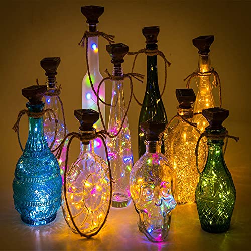 Solar Wine Bottle Lights Outdoor (8 Count)