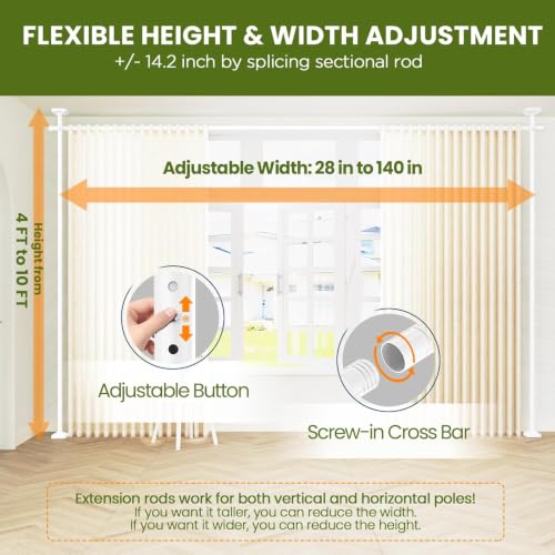Room Divider Curtain Rod