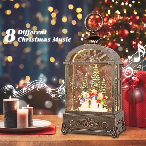Christmas Snow Globe Lantern
