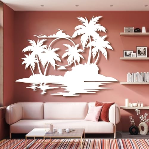 Palm Tree Metal Wall Decor