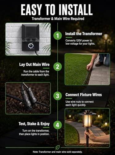 Low Voltage Landscape Path Light (4 Count)