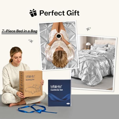 Satin King Size Comforter Set