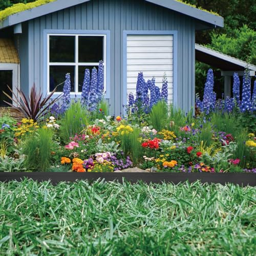 Landscape Edging 2in x 33FT Garden Edging Kit with 120 Spikes
