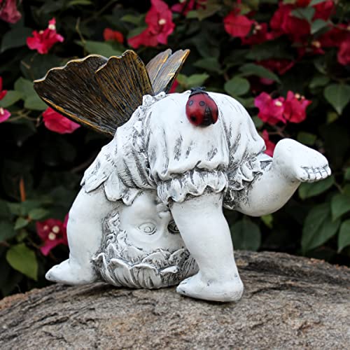 Solar Fairy Garden Statue Decor
