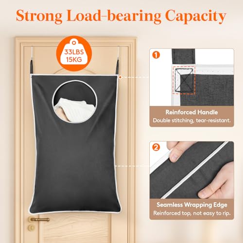 2 Pack Over Door Laundry Hamper (2 Count)