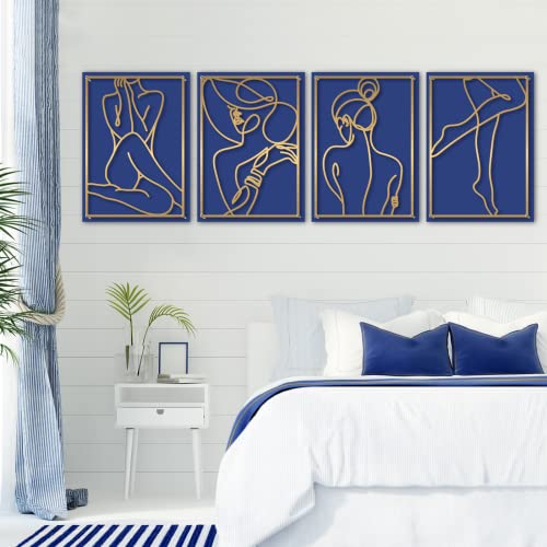 4 Pack Minimalist Wall Art (4 Count)