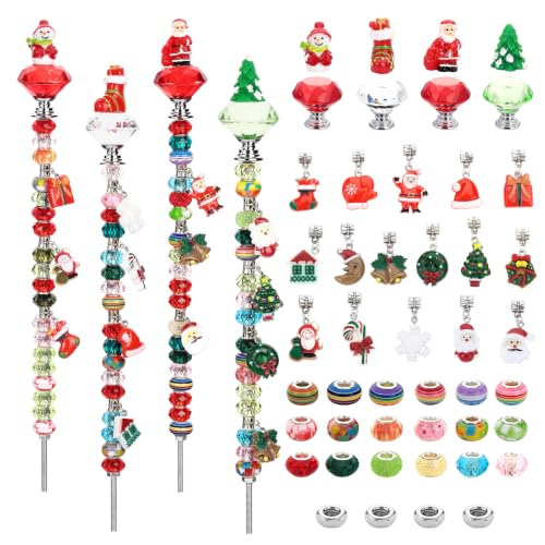 110 Pcs Beaded Garden Stake Fairy Wand for Christmas Decoration (110 Count)