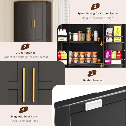 Farmhouse Corner Cabinet