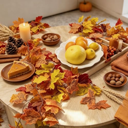 10 Pack Fall Leaf Garland (59 Foot)