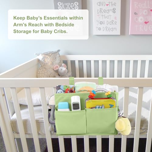 Bedside Caddy Hanging Bed Organizer Storage Bag Pocket for Bunk and Hospital Beds