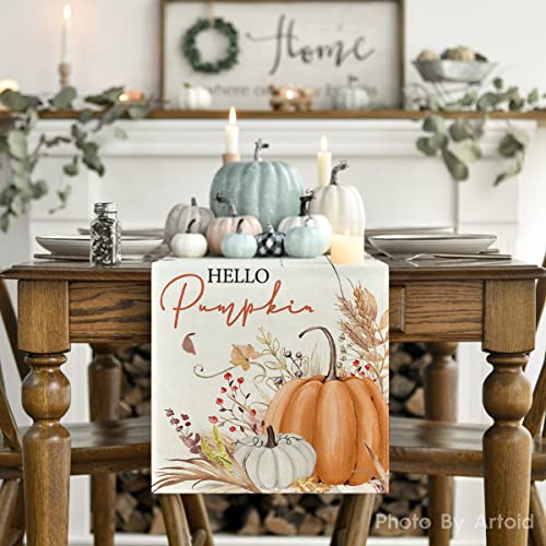 210 GSM Fall Table Runner Home Party Decor 13x60 Inch