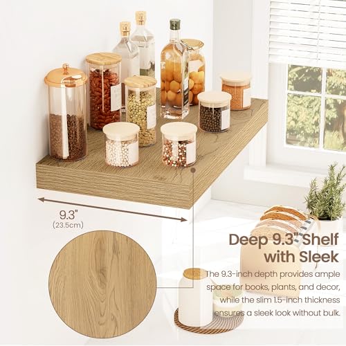 Floating Shelves 9 inch Deep 16”Long Set of 2 (2 Count)