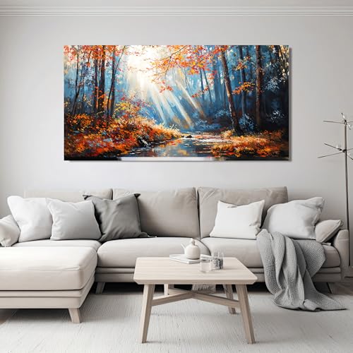 Nature Landscape Wall Art Modern Botanical Wall Art Prints Bedroom 24"X48"