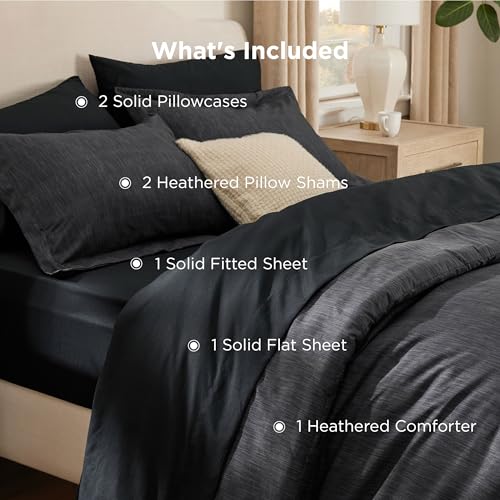 King Size Comforter Set Black