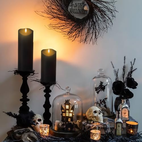 Outdoor Flameless Candles with Remote Timer (3 Count)