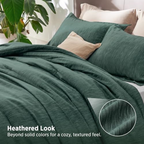 Dark Green Queen Comforter Set