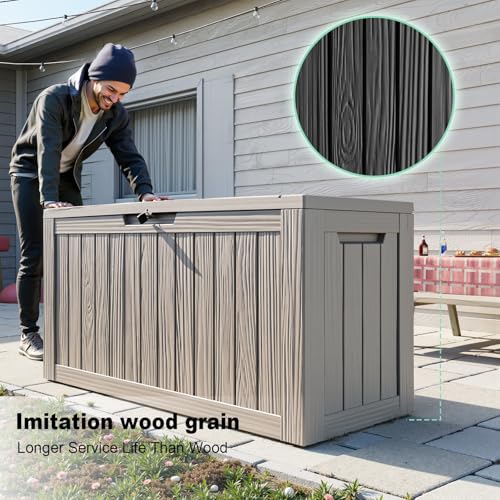 90 Gallon Deck Boxes Outdoor Waterproof