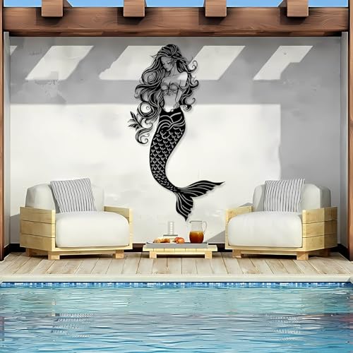 Mermaid Metal Wall Art