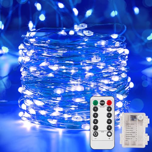 4 Pack 32.8 Ft. Battery Operated Outdoor String Lights with Remote & Timer (4 Count)