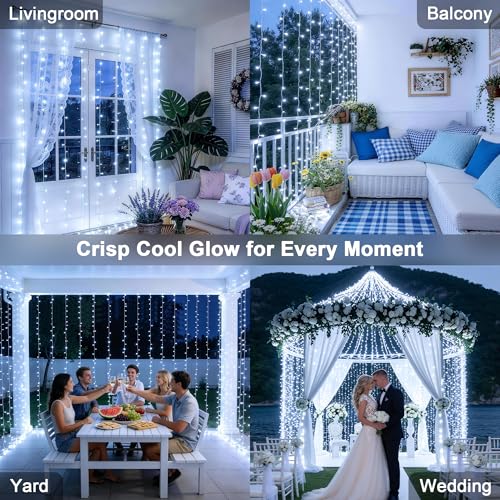 900LED Curtain Lights (29.5 Foot)