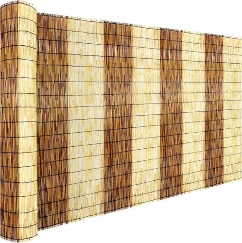 Natural Reed Fencing Roll 5.5x16.4FT Privacy Screen for Patio (89.7 sq ft sq ft)