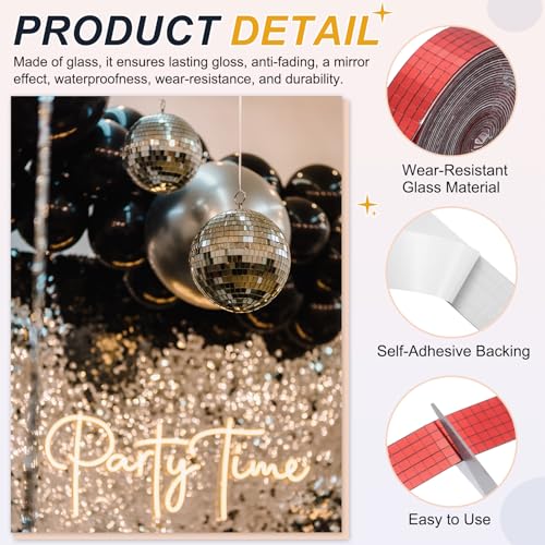 5x5mm Self Adhesive Mirrors Mosaic Tiles (5000 unidad)