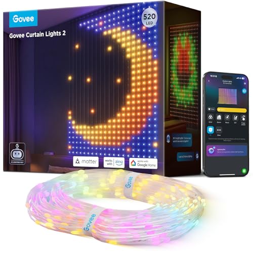 Smart Curtain Lights 2 (32.34 Count)