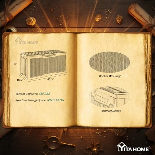 80 Gallon Outdoor Storage Box w