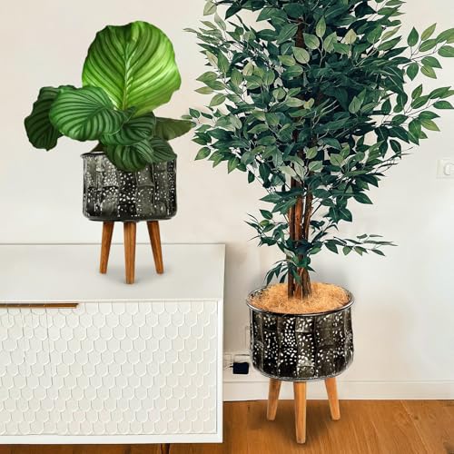 Plant Pots with Stand (2 Count)