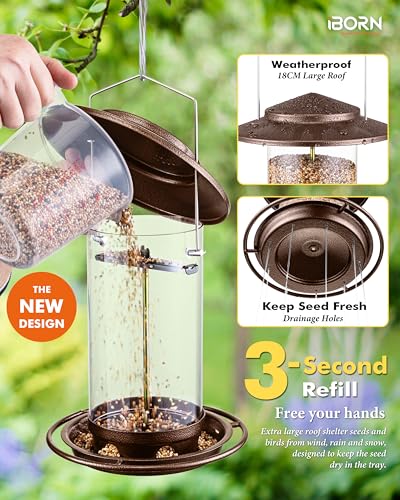 Bird Feeder for Outside Hanging