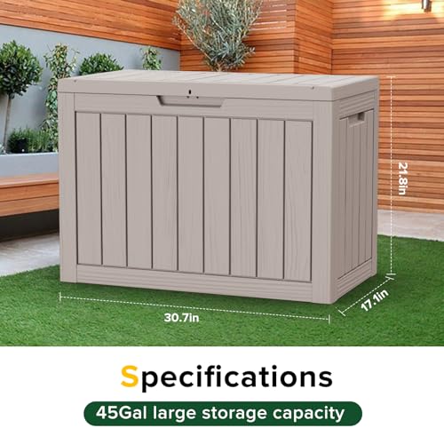 50 Gallon Resin Outdoor Storage Box