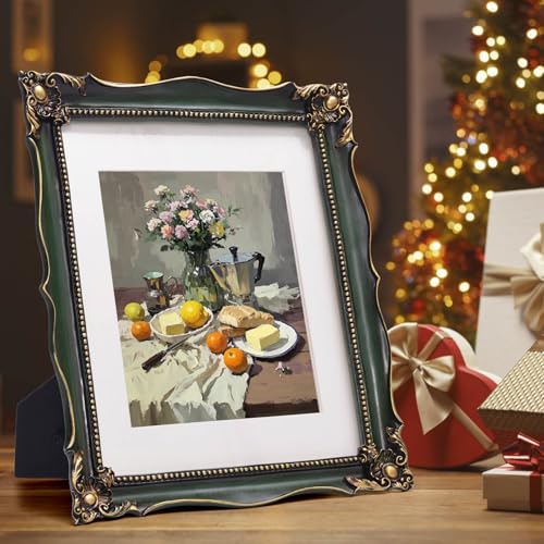 Vintage 11x14 Picture Frame with Embossed Flower