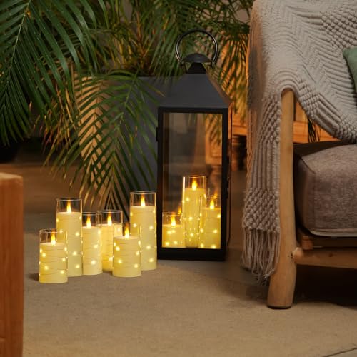 Flickering Flameless Candles (9 Count)